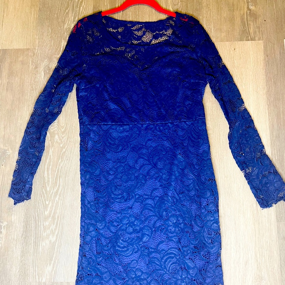 Royal blue homecoming dress size XL